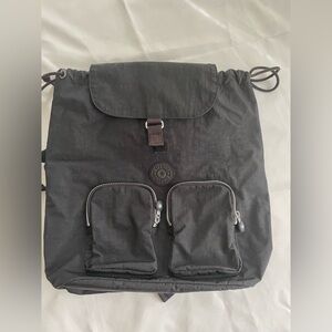 Kipling Black Backpack with Front Pockets